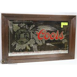 COORS MIRROR FRAMED
