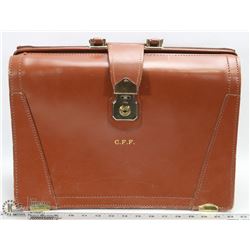 1940S LEATHER ATTACHE CASE