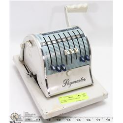 VINTAGE PAYMASTER CHEQUE MACHINE