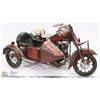 Image 1 : METAL DECORATIVE MOTORCYCLE AND SIDE CAR