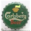 CARLSBERG BEER SIGN ROUND