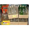 Image 1 : LARGE LOT OF 81 ANTIQUE BOTTLES INCL COKE, 7-UP,