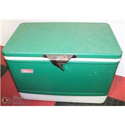 VINTAGE COLEMAN METAL COOLER 22” X 15” X13”