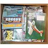 Image 1 : BOX OF 1970S HOTROD MAGAZINES/ PLANE MODEL