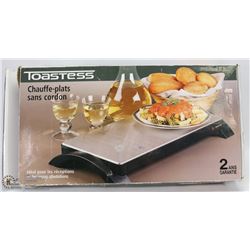 TOASTESS CORDLESS WARMING TRAY IN BOX