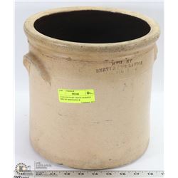 2 GALLON RARE CROCK MARKED MRG BY BERTRAND &