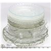Image 2 : 12) DEPRESSION GLASS SERVING PLATTERS IN DIFFERENT