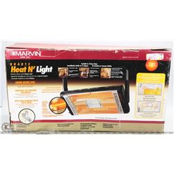 NEW QUARTZ RADIANT HEAT WITH HALOGEN LIGHT.