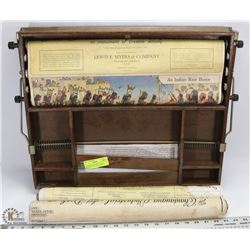 1913 PORTABLE CHAUTAUQUA INDUSTRIAL ART DESK WITH