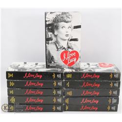 BOX WITH 11- I LOVE LUCY VHS VIDEOS