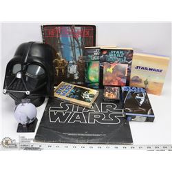 LARGE FLAT W/STAR WARS COLLECTIBLES INCL.