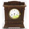 Image 1 : ANTIQUE WOODEN MANTLE CLOCK