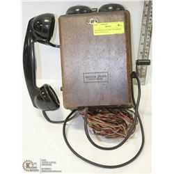 NORTHERN ELECTRIC TELEPHONE WITH TOP BELLS