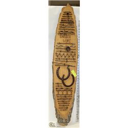 ANTIQUE BARBED WIRE DISPLAY