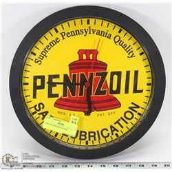 VINTAGE PENNZOIL CLOCK