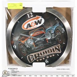 VINTAGE A&W CLOCK
