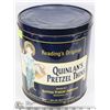 Image 1 : LARGE QUINLAN'S PRETZEL THINS TIN BOX