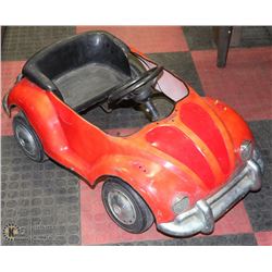1970 VW METAL BEETLE CONVERTIBLE CHILDRENS CAR