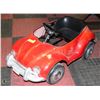 Image 1 : VW STYLE METAL RED KIDS PEDDLE CAR
