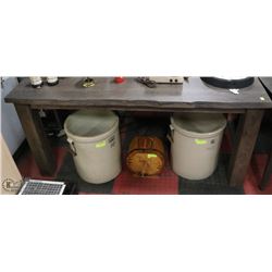 KITCHEN TABLE ON CHOICE: 37X64"