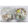Image 1 : 2 LARGE FISH BOWLS WITH ESTATE MATCHBOOK