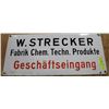 Image 1 : WWII GERMAN PORCELAIN CHEMICAL PLANT SIGN