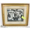 Image 1 : 1900S PHOTOGRAPHIC PICNIC SCENE FRAMED