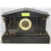 Image 1 : LARGE ANTIQUE MARBLE MANTLE CLOCK.