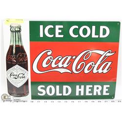 COCA COLA METAL SIGN