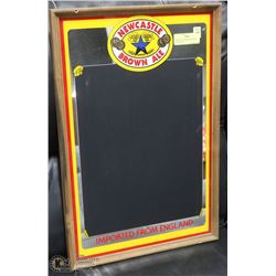 NEWCASTLE BROWN ALE CHALK BOARD SIGN