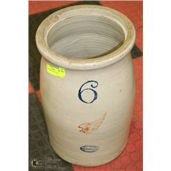 6 GALLON RED WING CROCK