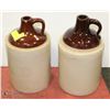 Image 1 : SET OF 2 -1GALLON CROCKS WINE JUGS