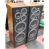 Image 1 : PAIR OF WHARFDALE VINTAGE TOWER SPEAKERS