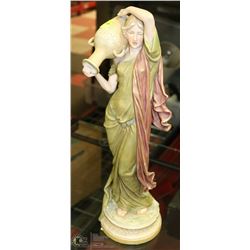 ROYAL DUX BOHEMIA LADY WITH WATER JUG FIGURINE