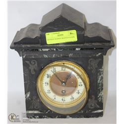 ANTIQUE MARBLE MANTLE CLOCK