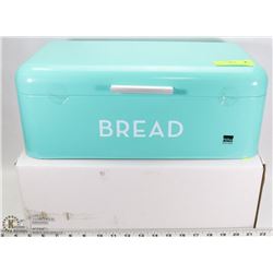 NEW RETRO GREEN METAL BREAD BOX