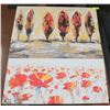 Image 1 : LOT OF 2 PRINTS FRAMED INCL "FEATHER LIKE" TREES