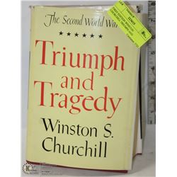FIRST EDITION WINSTON CHURCHILL TRIUMPH AND