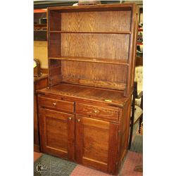 2PC BOOKSHELF/BUFFET AND HUTCH