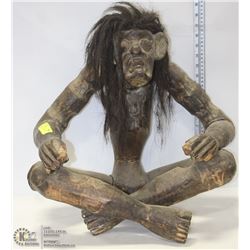 INDONESIAN IRONWOOD IDOL FIGURINE 20” TALL
