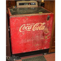 CUSTOM MADE 1950'S COCA COLA COOLER CABINET