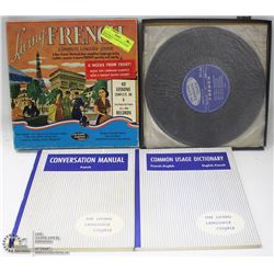 1940S FRENCH LANGUAGE COURSE RECORD SET.