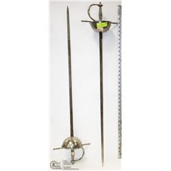VINTAGE PAIR OF SWORDS STAMPED MADE IN SPAIN