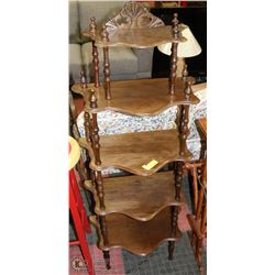 MINI WOOD CARVED SHELF