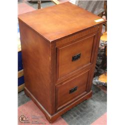 WOOD FILING CABINET