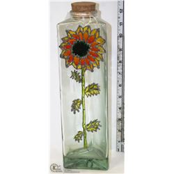 RARE VINTAGE 13" TALL TRIANGULAR LEAD FINISH