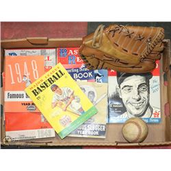 LOT OF 40'S BASEBALL COLLECTIBLES WITH HANK AARON