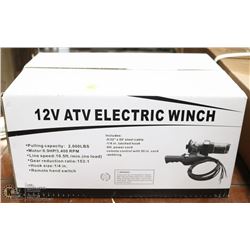 12 VOLT ATV ELECTRIC WINCH