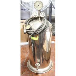 CHROME FIRE EXTINGUISHER