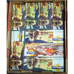 FLAT OF ASSORTED VINTAGE COLLECTIBLE TRAINS